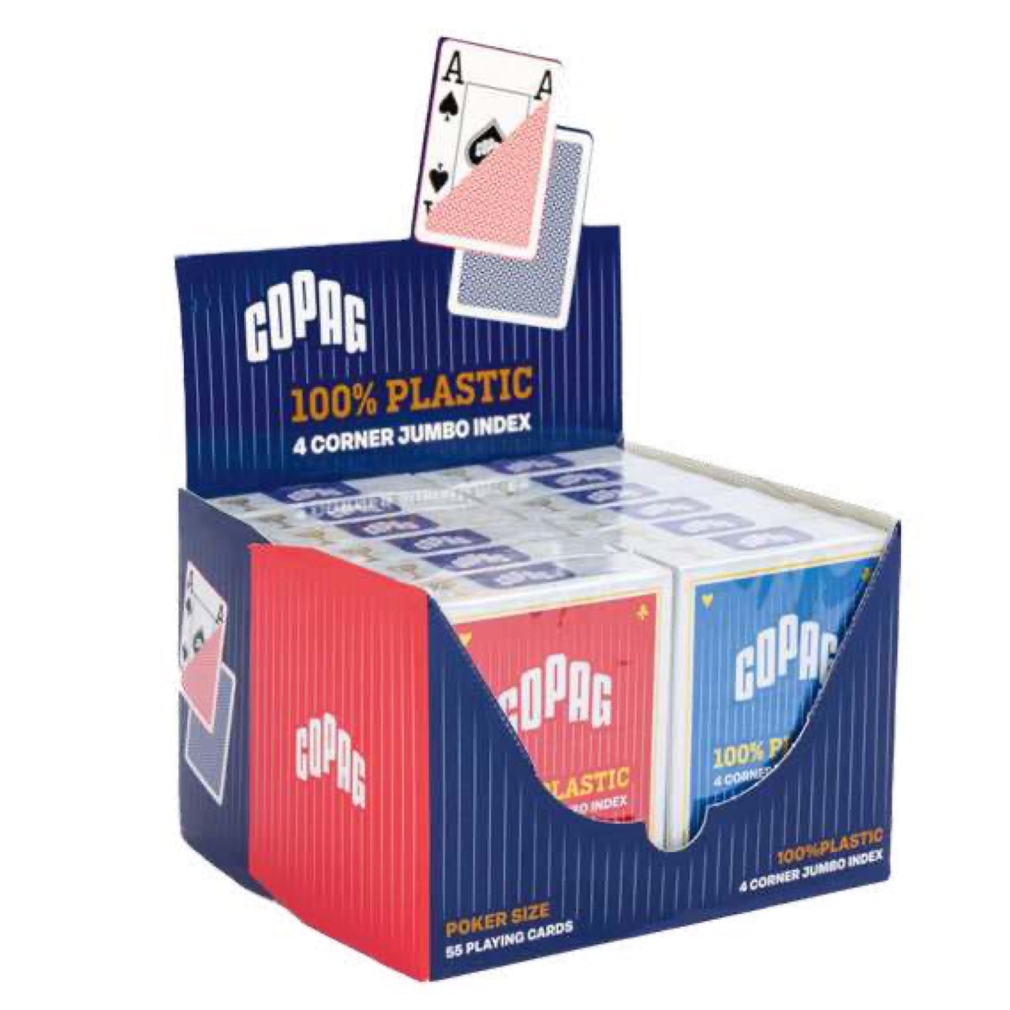 Copag Jumbo Pokerkarten 4 Ecken