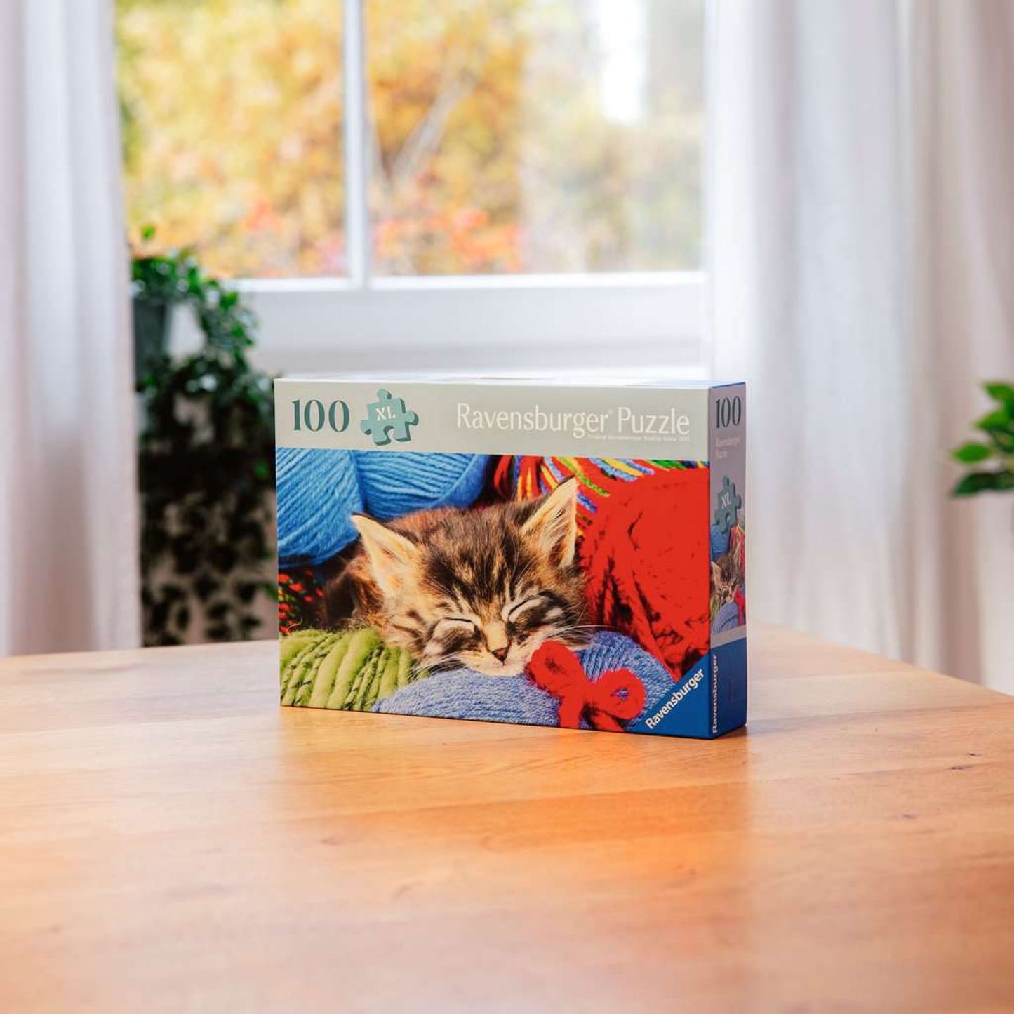 Puzzle 100 pièces - Chaton dans la laine