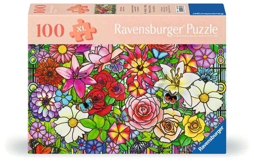 100-Teile-Puzzle - Blumen