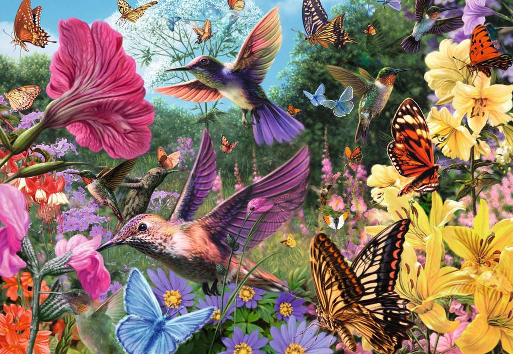 Puzzles 200 pièces - Colibris