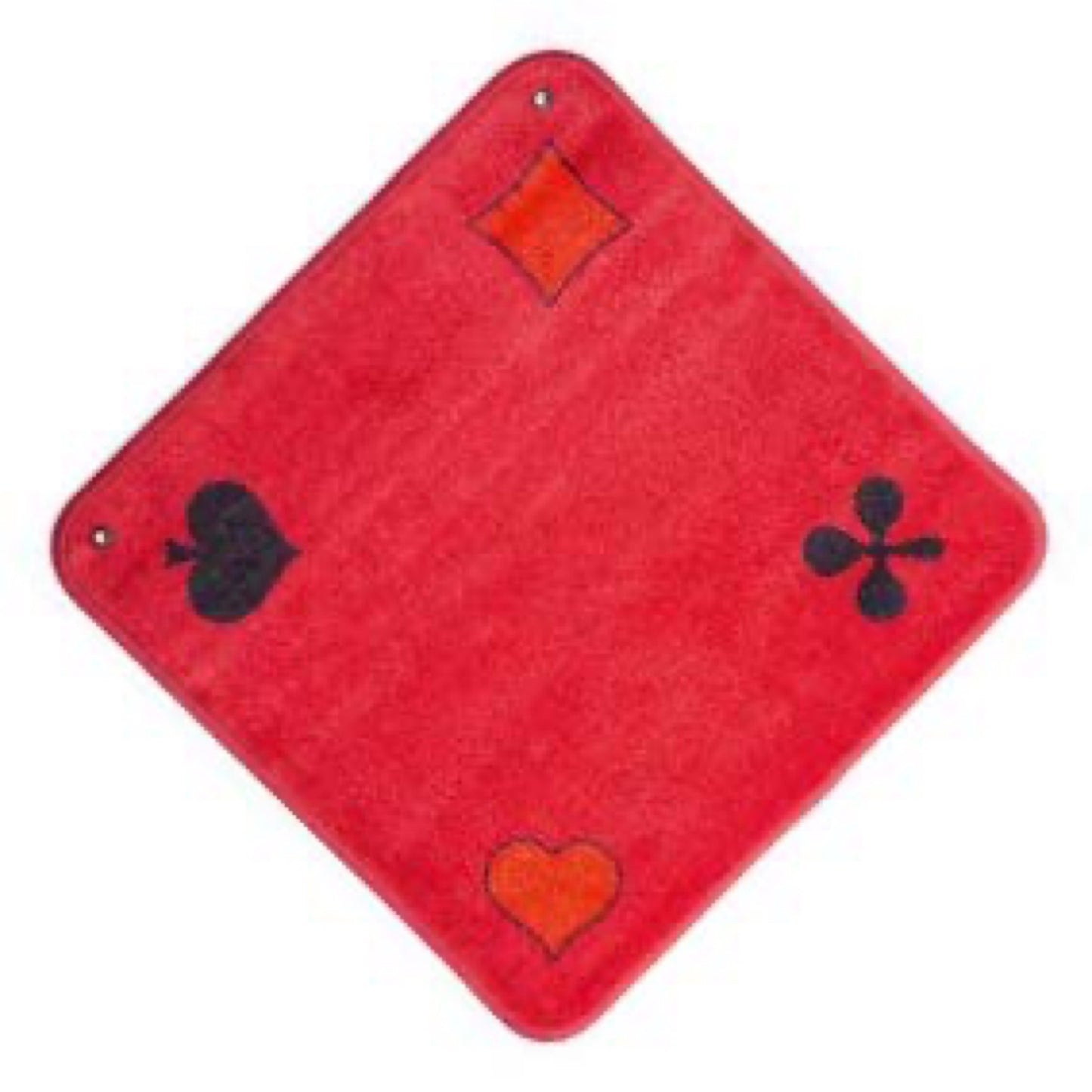 Tapis de Jass rouge - Symbole Piquet
