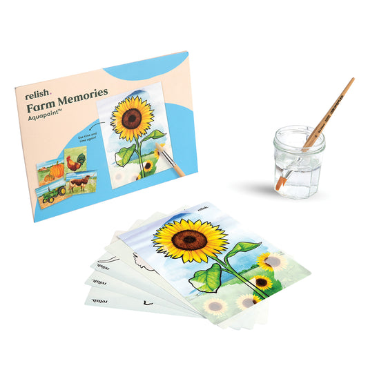 Peinture à l'eau - Souvenirs à la ferme