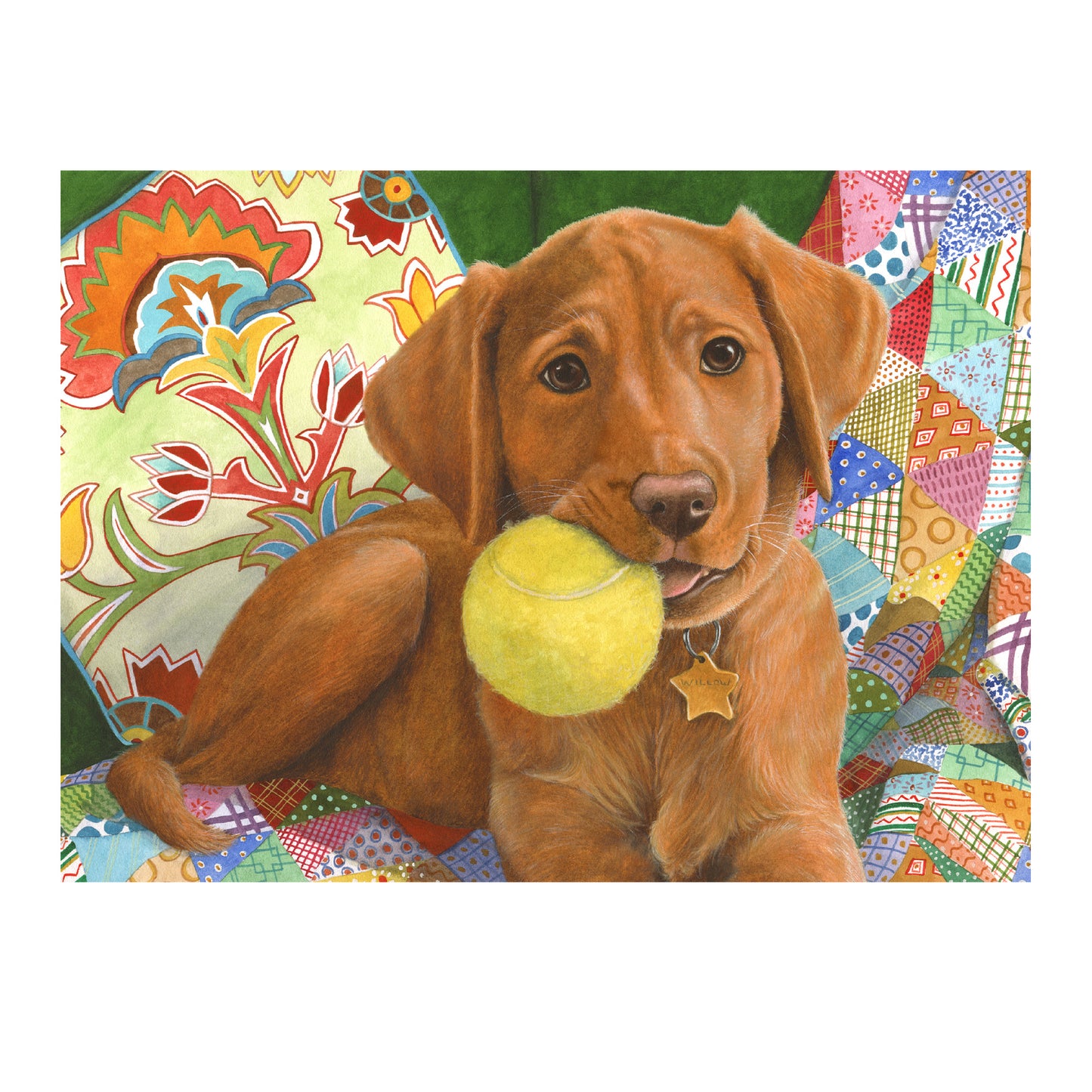 13-teiliges Puzzle – Der verspielte Hund