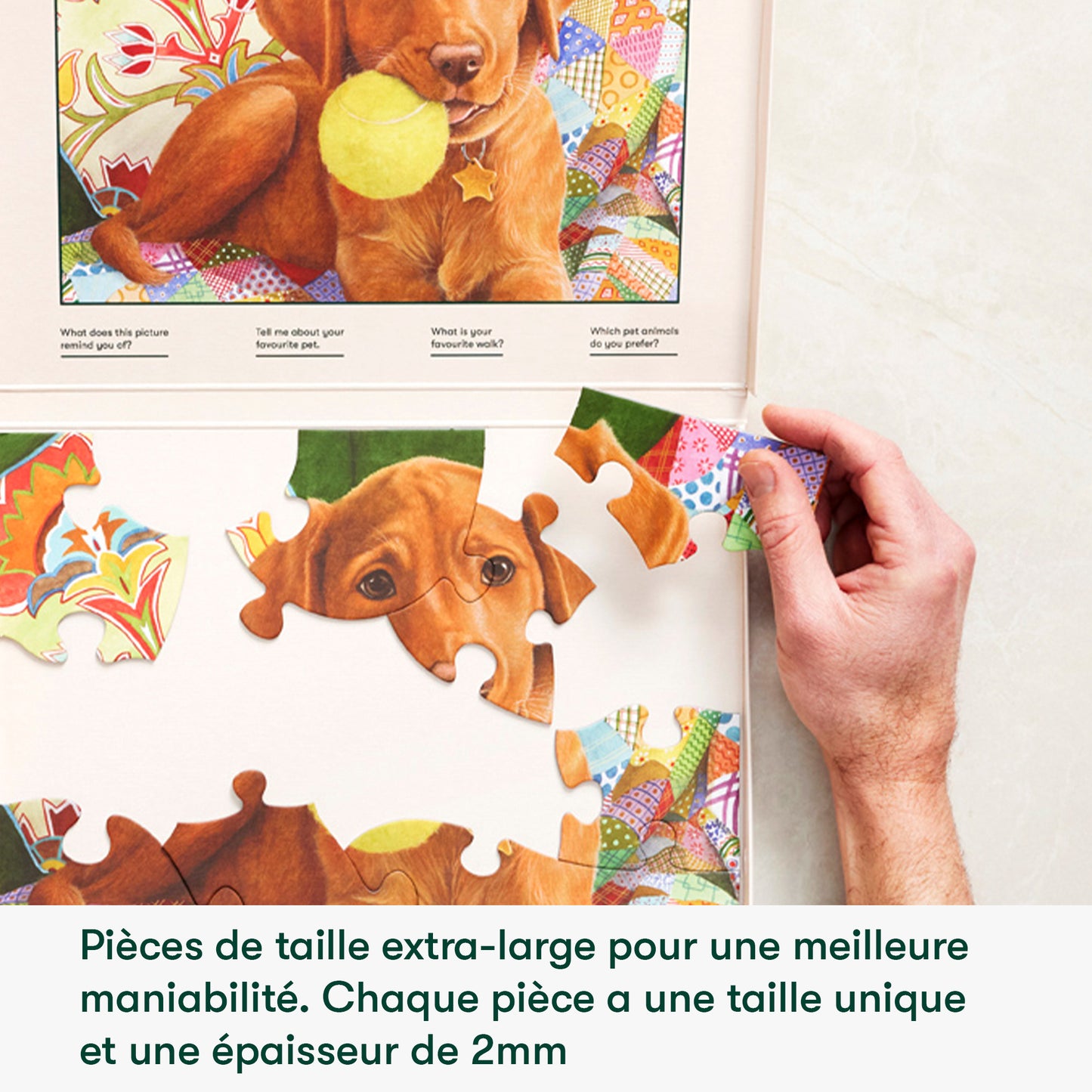 13-teiliges Puzzle - Blumenliebe