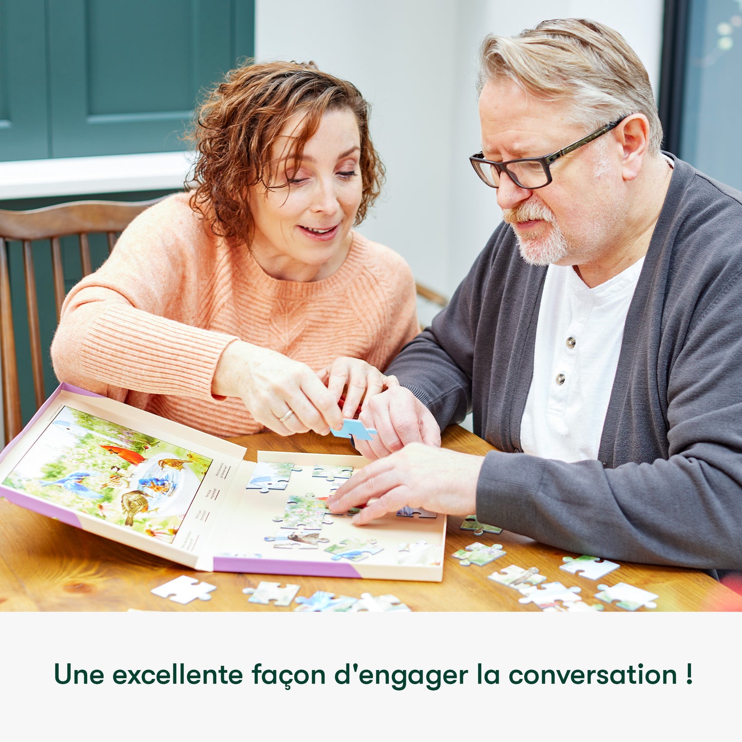 Puzzle 35 Stück-Dampfzug
