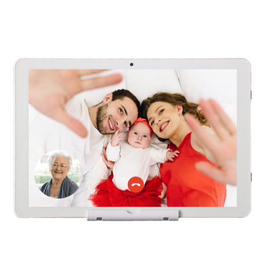 DayClock Generations 10 Blanche - Horloge avec jours de la semaine, date et heure, agenda et vidéo