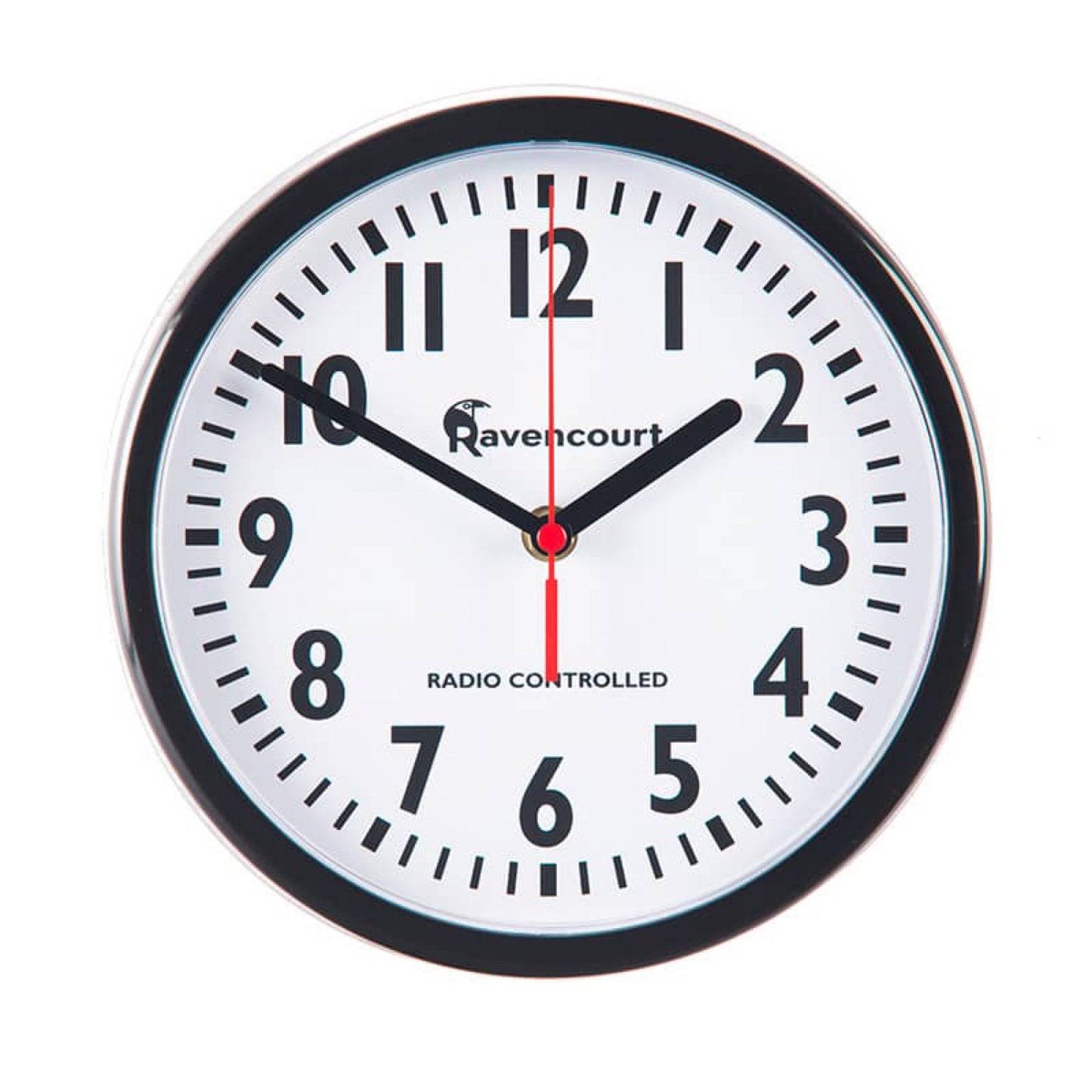 Sehr lesbare funk gesteuerte Wanduhr