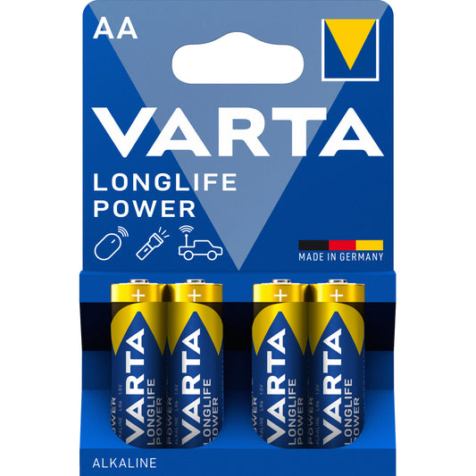 4 Piles Varta Longlife Power AA