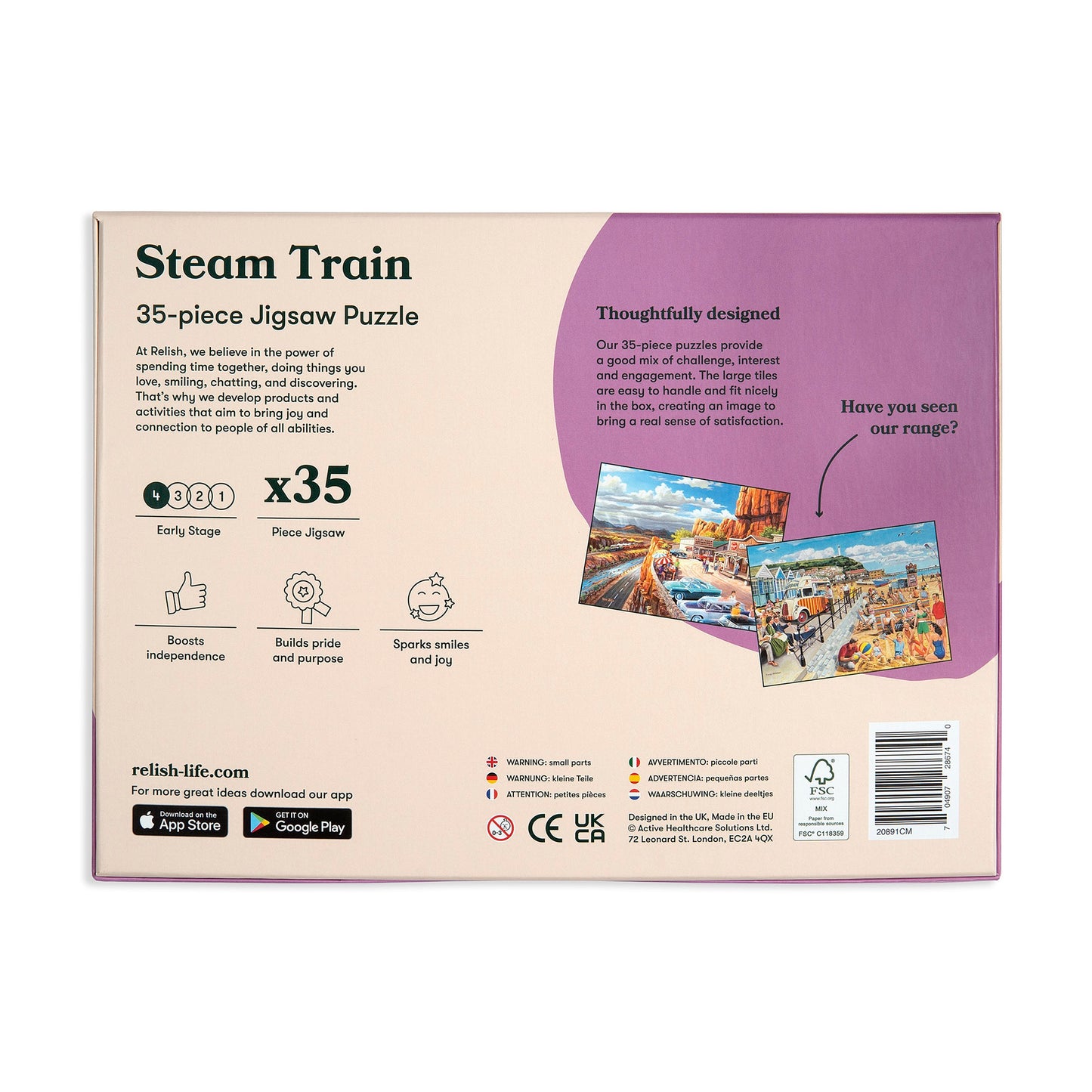 Puzzle 35 pièces - Steam Train