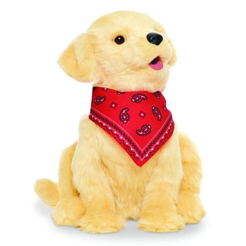 Interaktiver Plüschhund für Senioren - Beige