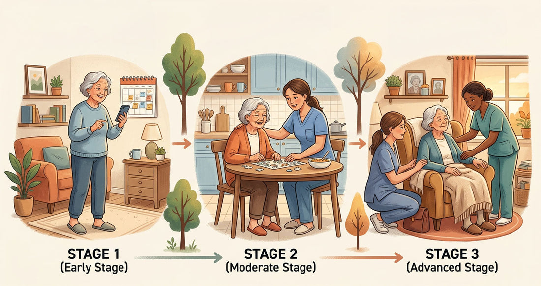 Les 3 stades d'Alzheimer expliqués