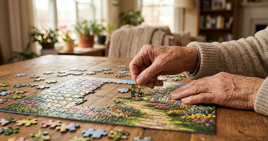 6 Demenz-Puzzles Mit Je 16 Großen Teilen – Alzheimer-Aktivitäten Für Senioren, Inkl. Poster & Aufbewahrungsbeutel 6 Demenz-Puzzles Mit Je 16 Großen Teilen – Alzheimer-Aktivitäten Für Senioren, Inkl. Poster & Aufbewahrungsbeutel
