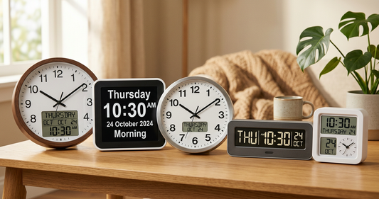 Comparatif : horloges calendrier Alzheimer