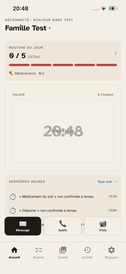 Ally Display 10" — Tablette horloge connectée pour vos proches âgés