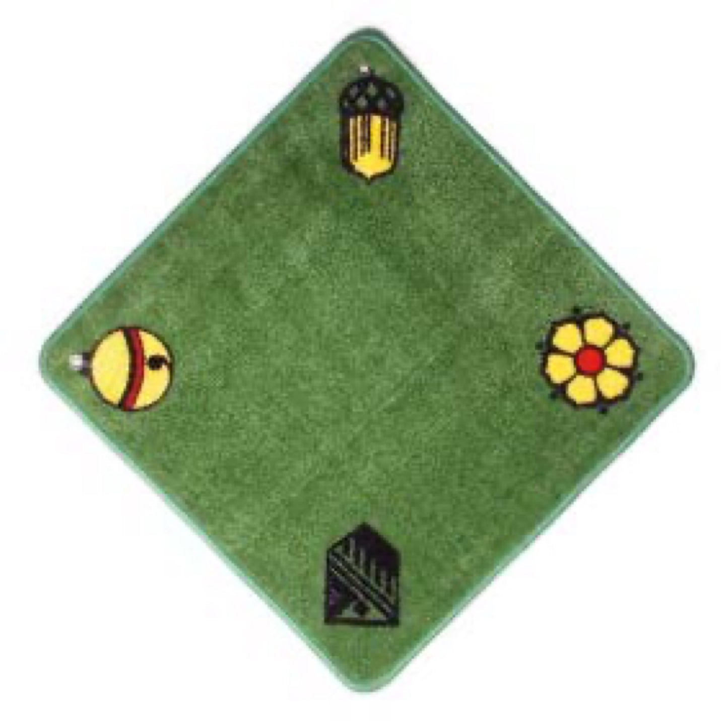 Green Jass rug - Jass symbol