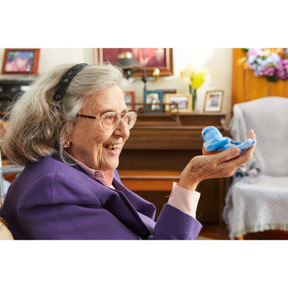 Oiseau Interactif pour personne âgée - Bleu
