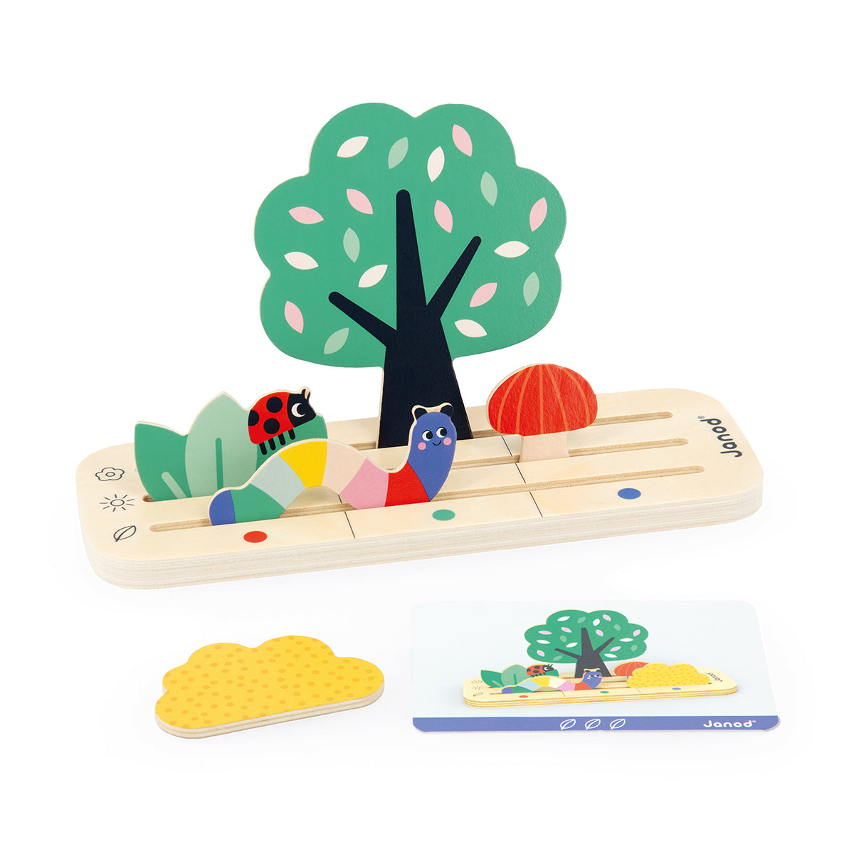 Jeu éducatif - se repérer dans l'espace - Le Jardin