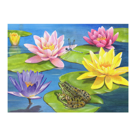 13-teiliges Puzzle - Lily Pond