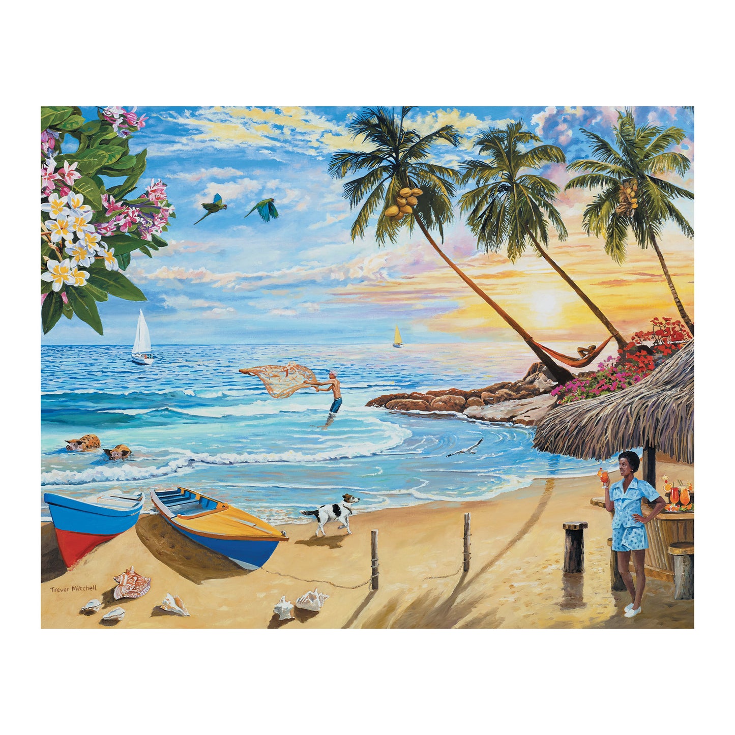 100-teiliges Puzzle - Island Paradise