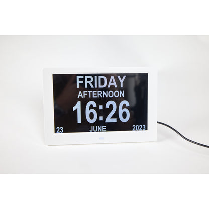 ALLY Clock 2023 - Uhr mit Wochentagen, Datum und Uhrzeit