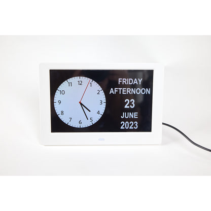 ALLY Clock 2023 - Clock with days of the week, date and time