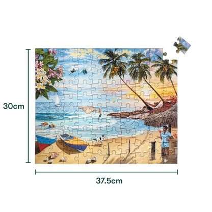 100-teiliges Puzzle - Island Paradise