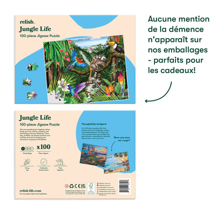 Puzzle 100 pièces - Jungle Life
