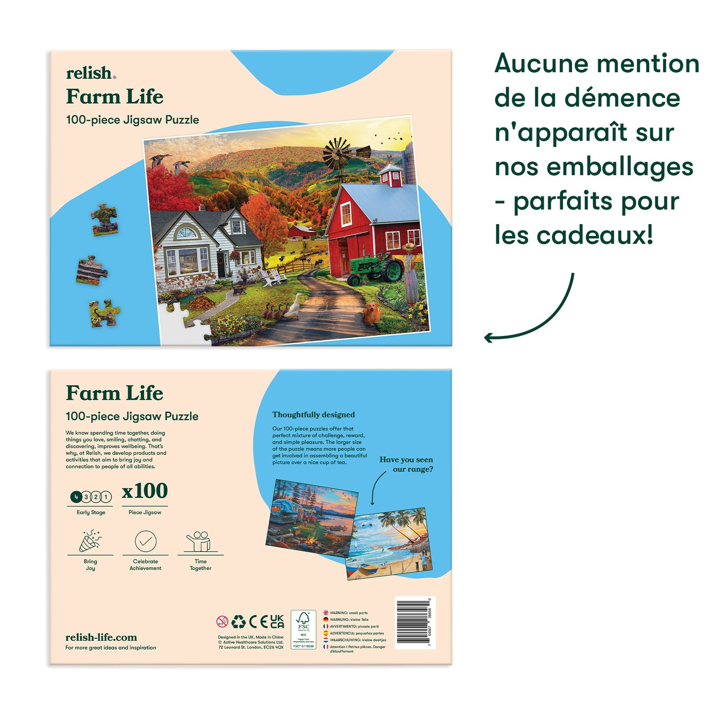 Puzzle 100 pièces - Farm life
