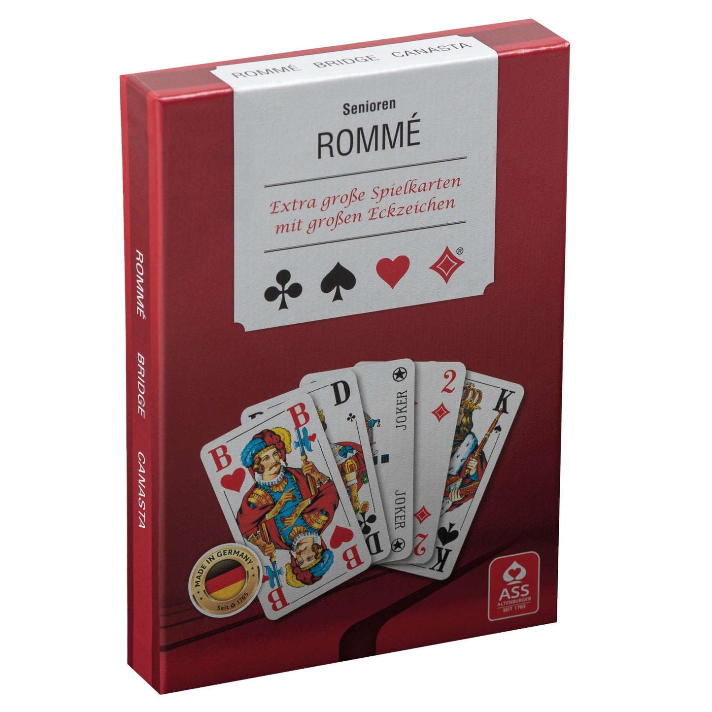 Rommé Senior-Karte (2 x 55 Karten)