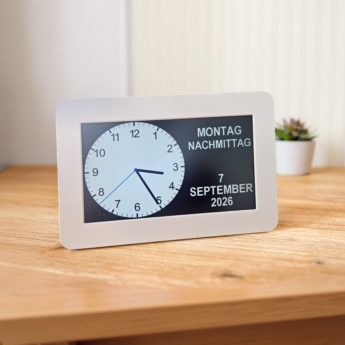 ALLY Clock 20cm - Horloge Calendrier Senior & Alzheimer