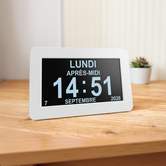 ALLY Clock 20cm - Horloge Calendrier Senior & Alzheimer