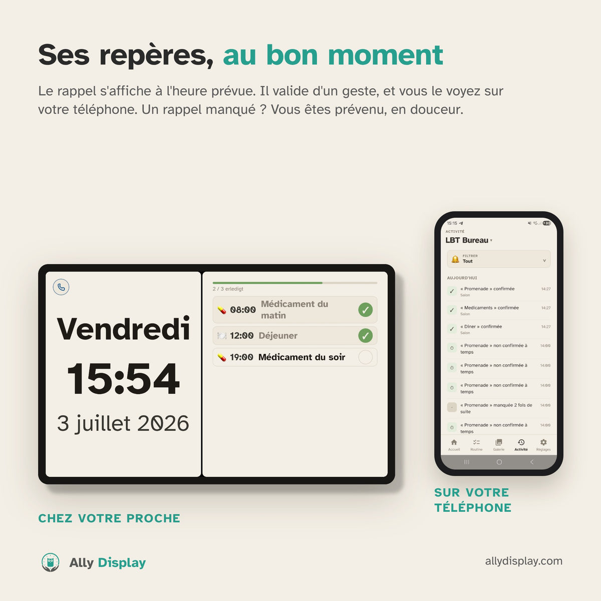 Ally Display: die Uhr, die Sie mit Ihren Eltern verbindet