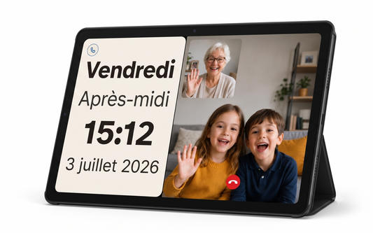 Ally Display — l'horloge qui vous garde en lien avec vos parents