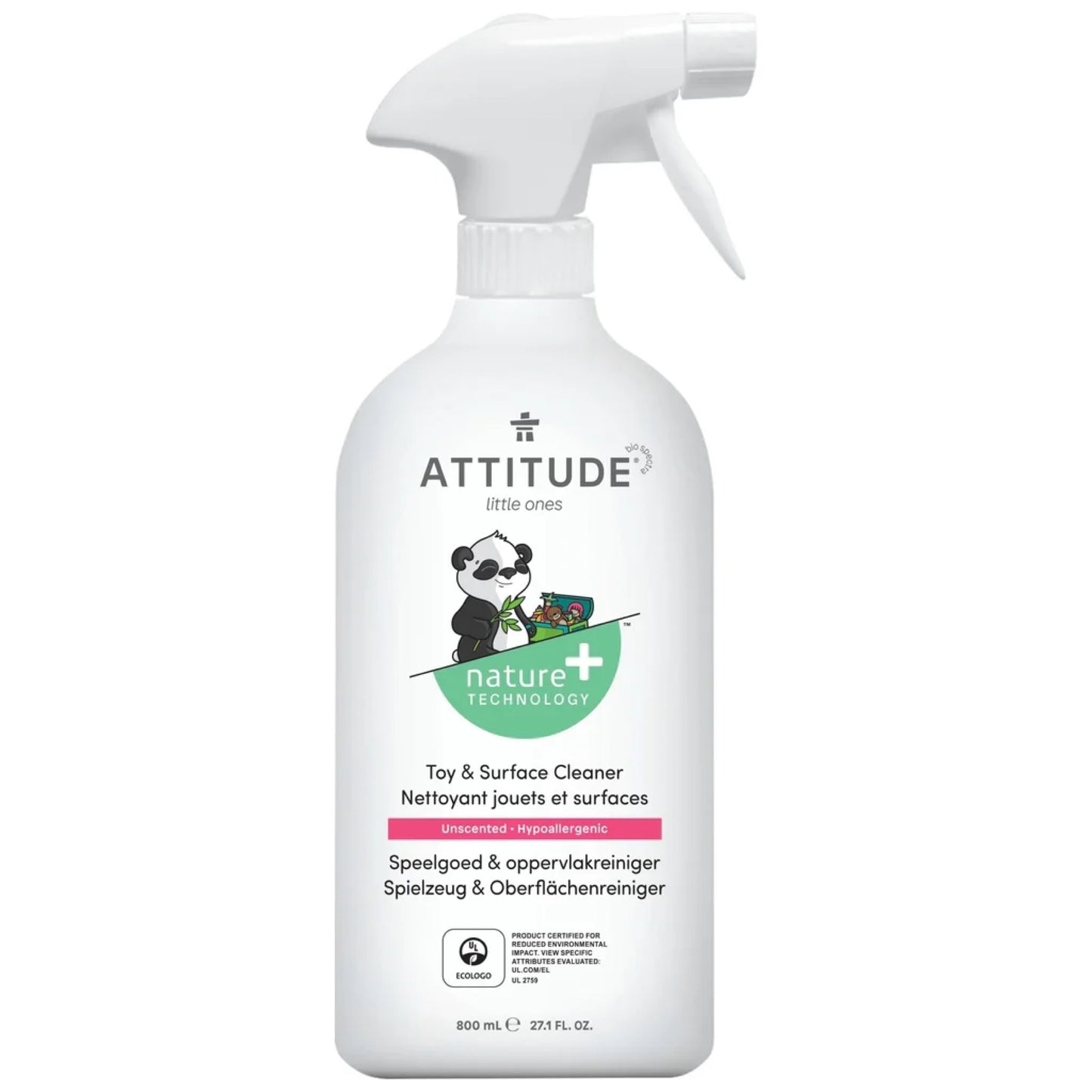 Attitude Nature+ - Nettoyant pour jouets et surface