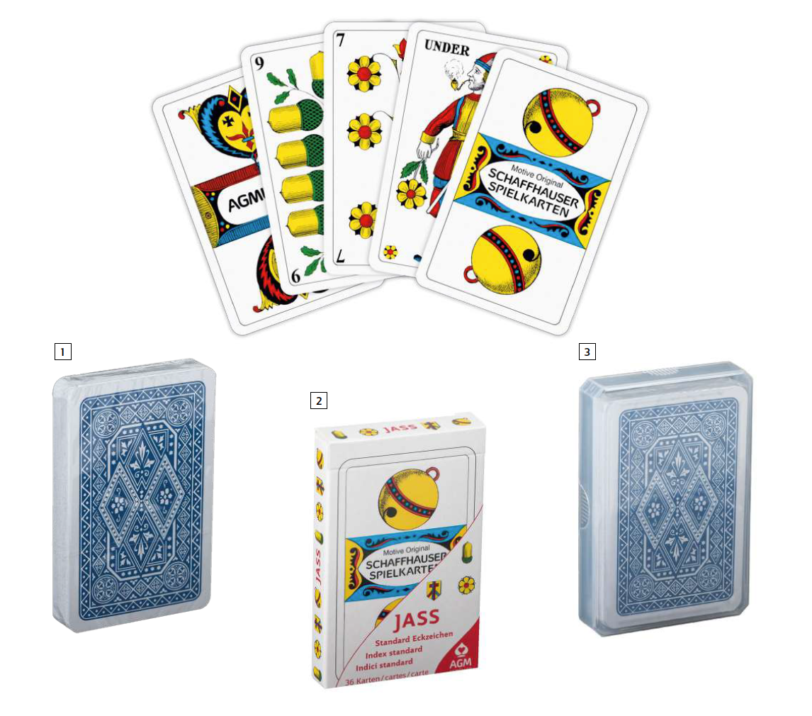 Card game - German Jass (Cardboard or polybox)