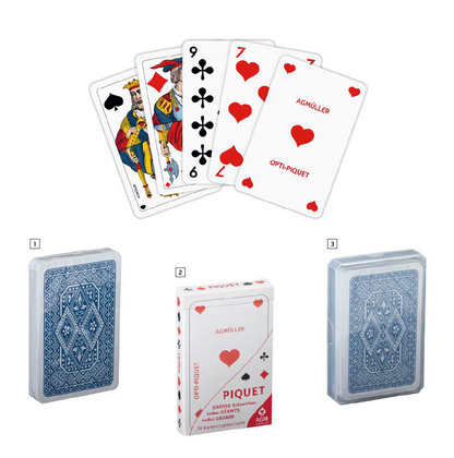 OPTI card game - Jass Piquet (Cardboard or polybox)