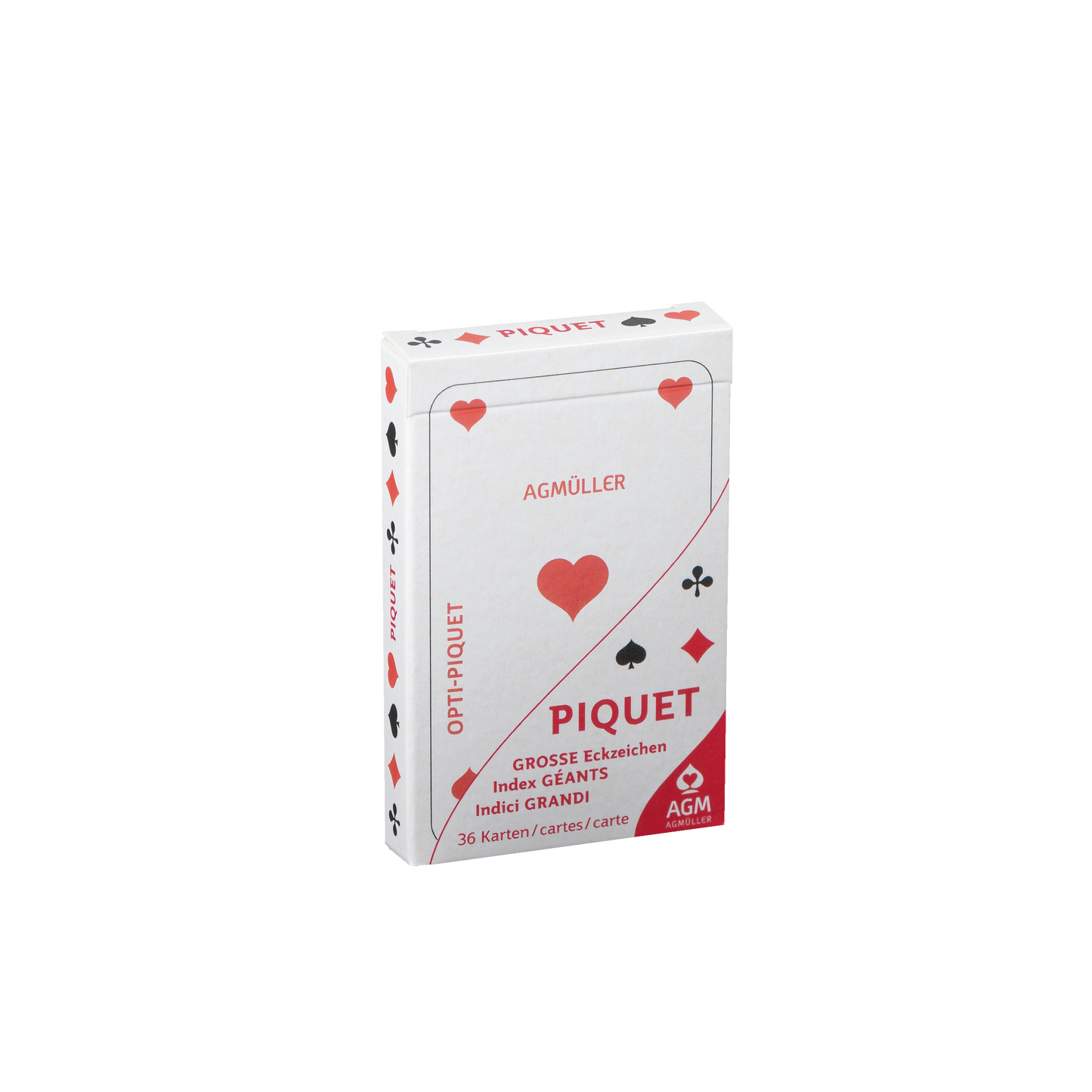Jeu de carte OPTI - Jass Piquet (Carton ou polybox)