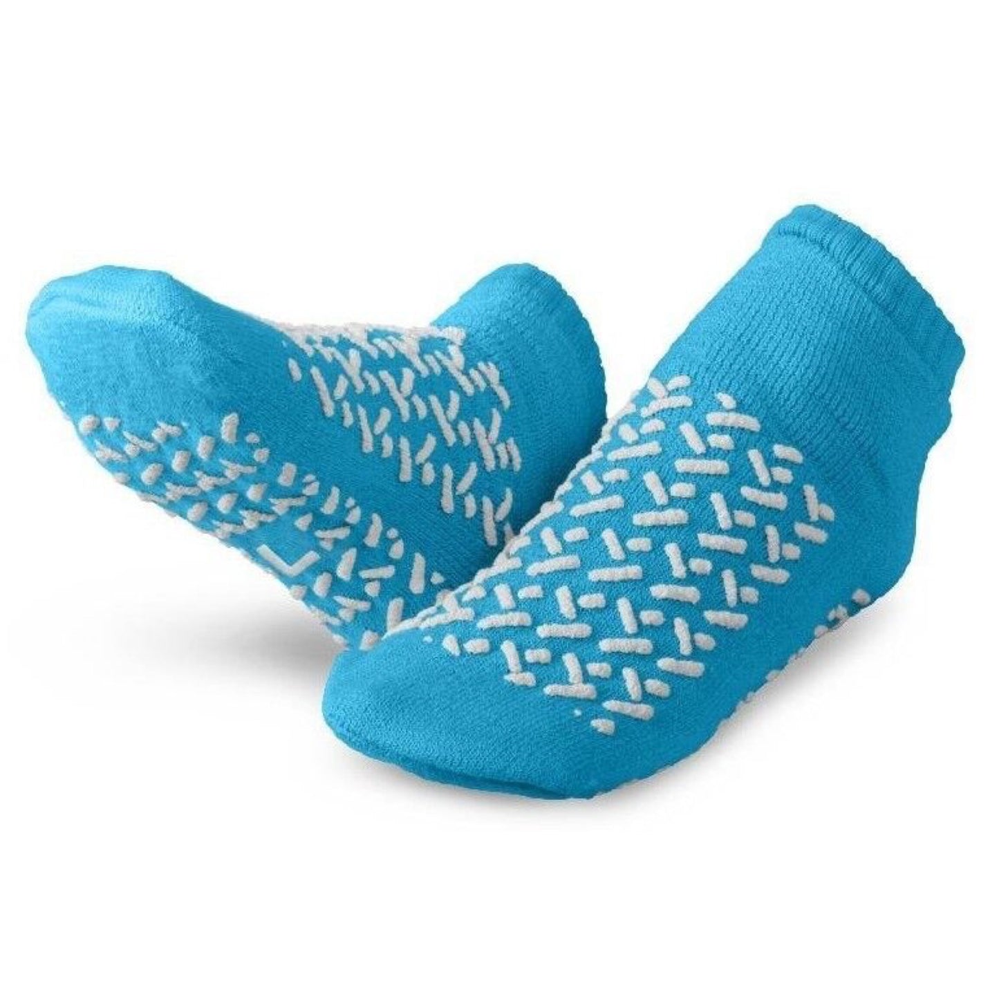 Doppelseitige rutschfeste Socken - Größe 36-38 (Blau)