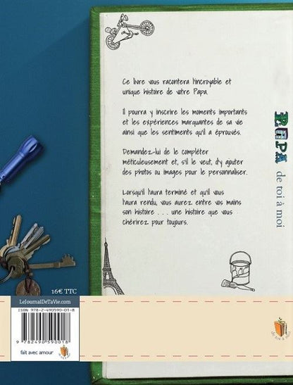Journal mémoire « Maman, de toi à moi » (relié)
