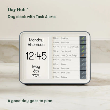 Day Hub - Horloge avec alertes de tâches