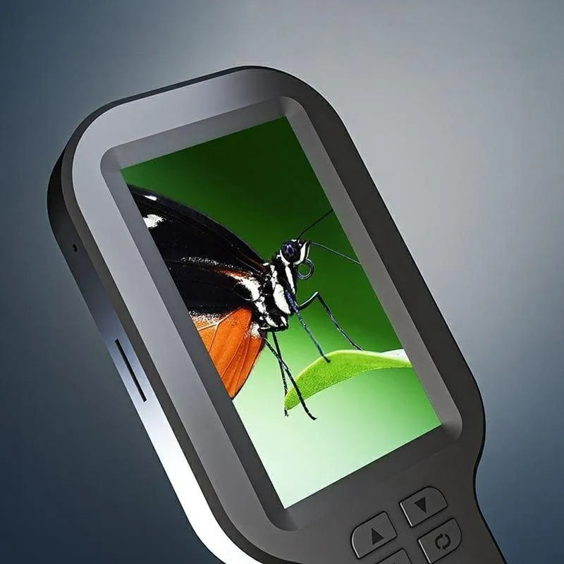 Loupe numérique portable V8 500X — Écran HD 3″ avec éclairage LED