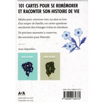 Leaguate deine Geschichte: 101 Frage karten (auf Französisch)