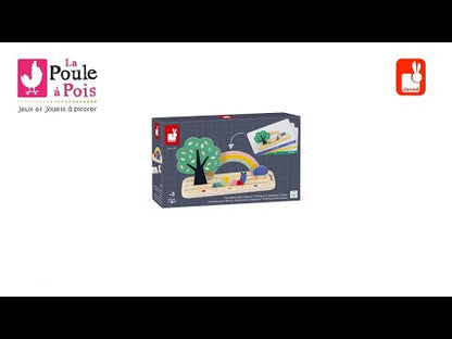 Jeu éducatif - se repérer dans l'espace - Le Jardin