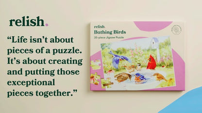 35-teiliges Puzzle - Vögel