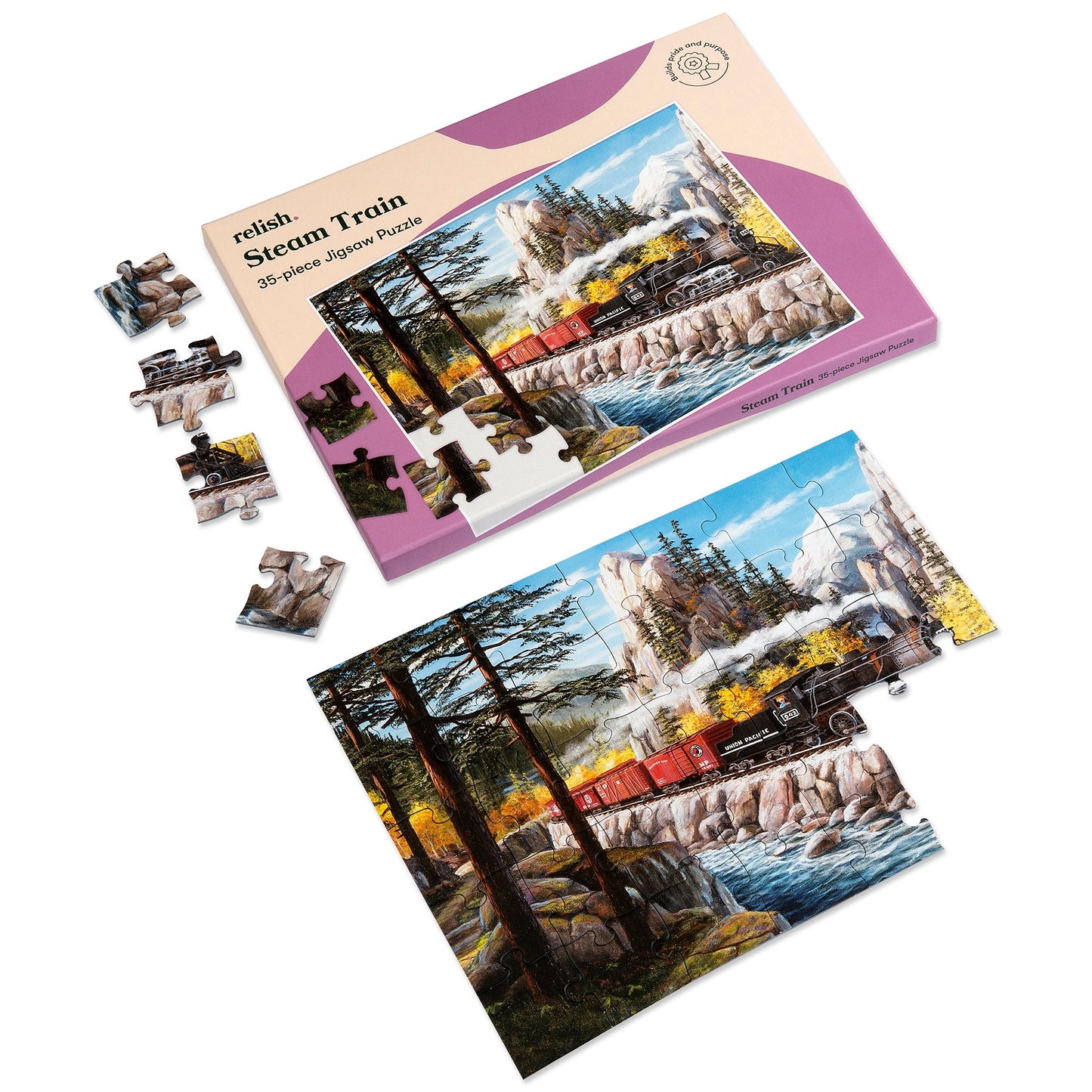 Puzzle 35 pièces - Steam Train