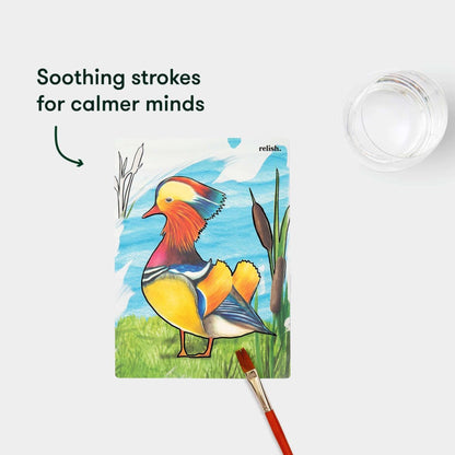 Peinture à l'eau - Magnifiques oiseaux