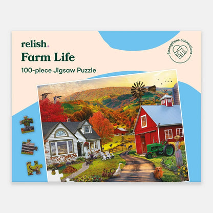 Puzzle 100 pièces - Farm life