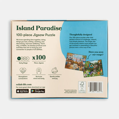 100-teiliges Puzzle - Island Paradise