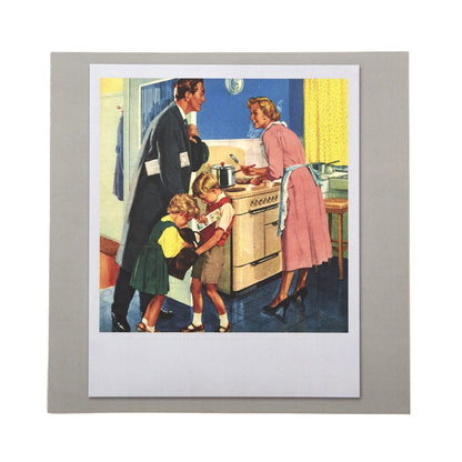 Cartes de souvenirs - Le foyer (anglais)