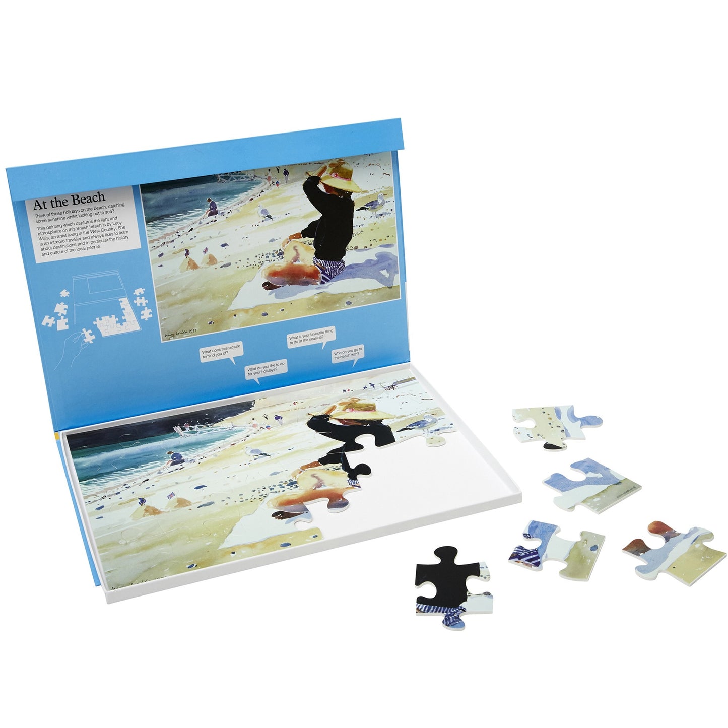 24-teiliges Puzzle „Am Strand“